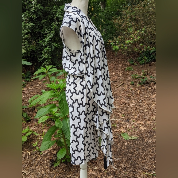 NWT Perfect  Damiana  Dress in Clouds White Diane Von Furstenberg Silk Dress - Picture 11 of 15